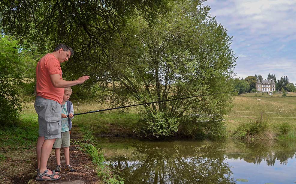 camping lac des bariousses peche